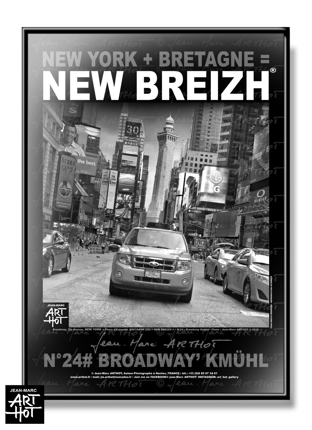 arthot-photo-art-b&w-new-york-bretagne-newbreizh-024-finistere-29-phare-eckmuhl-times-square-AFFICHE